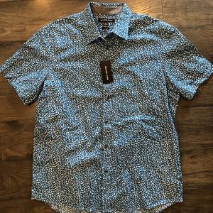 NEW Micheal Kors Men’s Short Sleeve button up